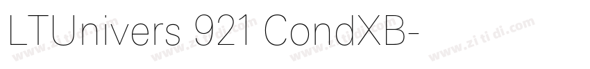 LTUnivers 921 CondXB字体转换